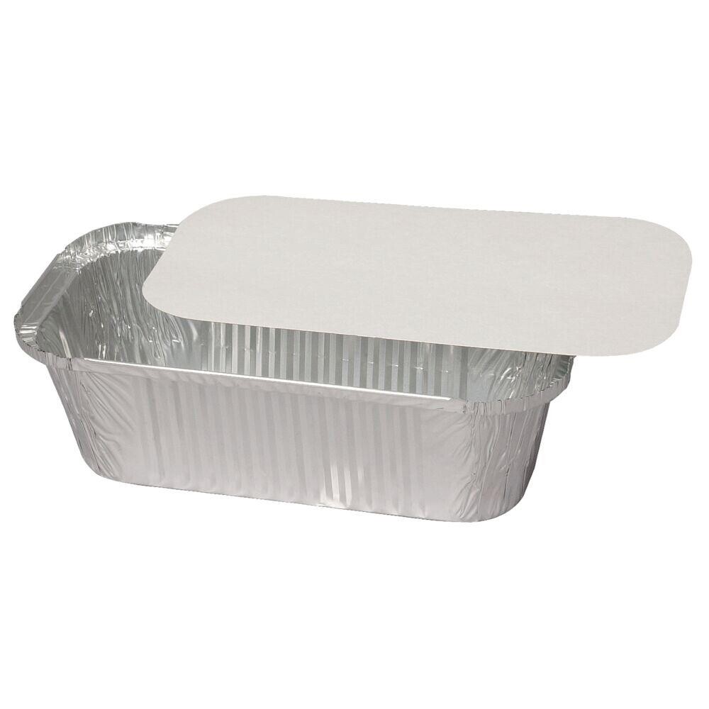 Aluminiumsbakker 25,9x13,4x7,4cm 1500 ml sølv aluminium 1500 ml rektangulær - 800 stk