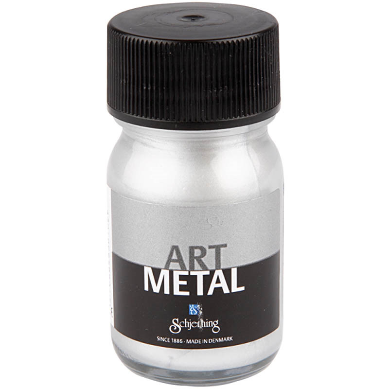 Art Metal maling, sølv, 30ml