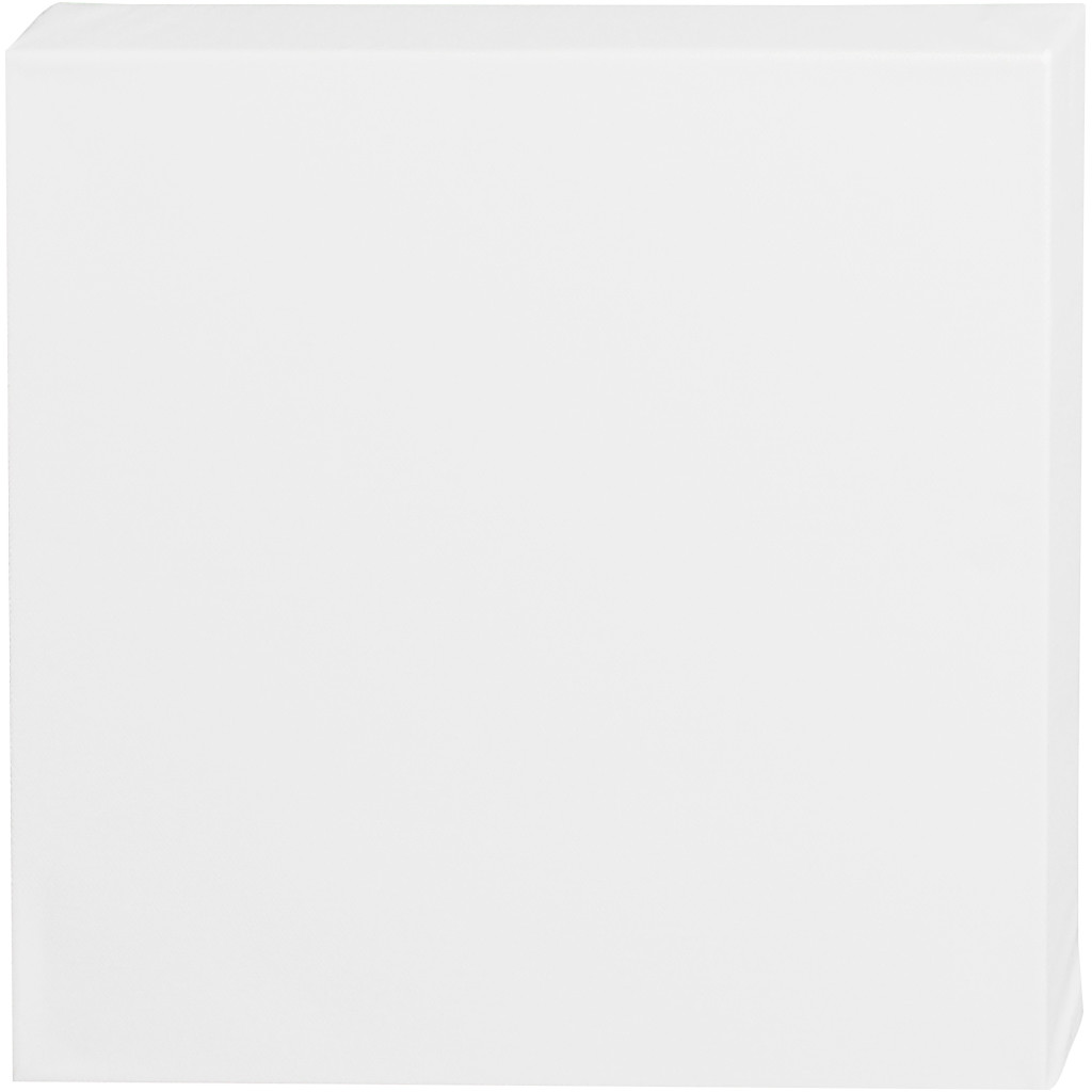 Malerlærred 30x30 cm dybde 3,7 cm hvid 360 g