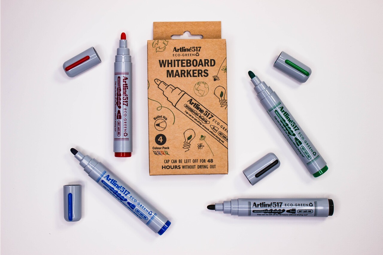 Whiteboard marker, Artline 517 ECO-GREEN, 2,0 mm, ass (4)