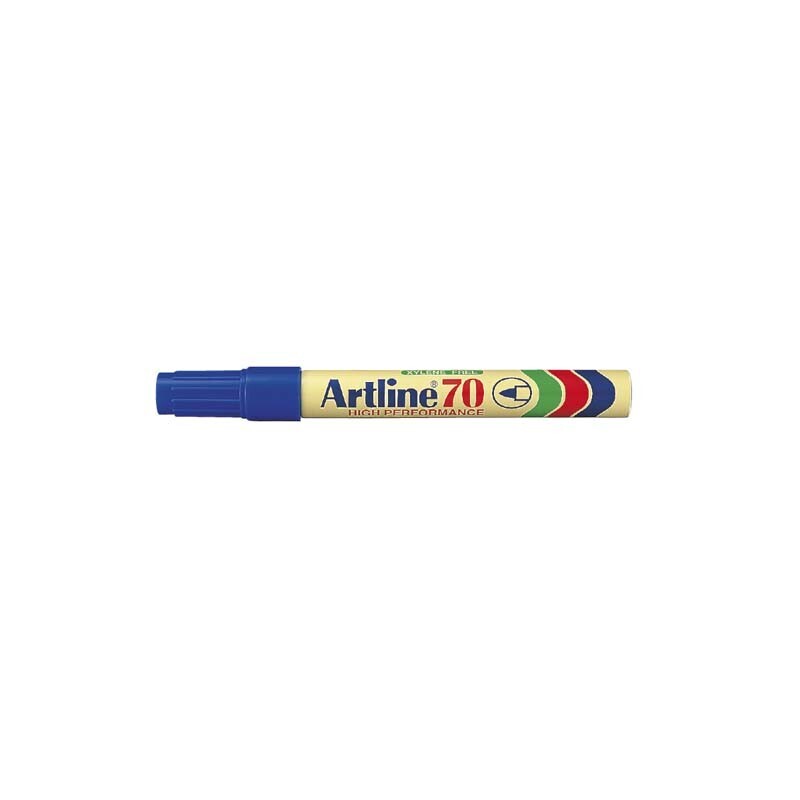 Artline 70 Sprittus - Permanent blå 1,5 mm - 12 stk