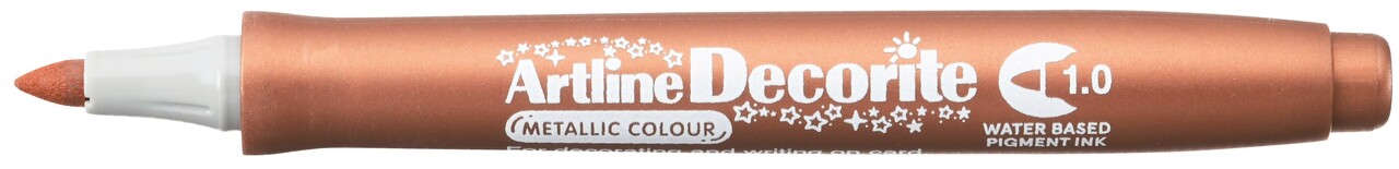 12 stk. Artline Decorite Bullet 1.0mm bronze