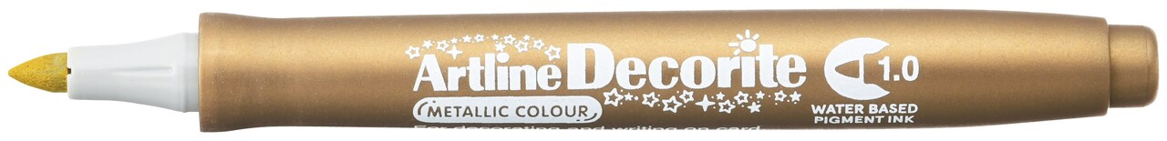 12 stk. Artline Decorite Bullet 1.0mm gold