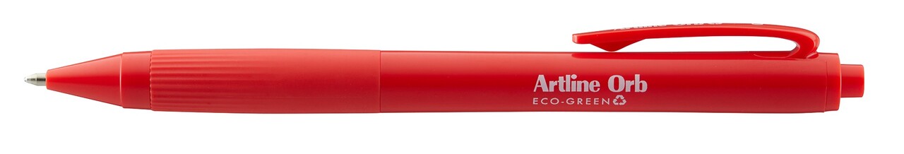 12 stk. Orb ballpoint pen Artline ECO-GREEN 1.0 rød