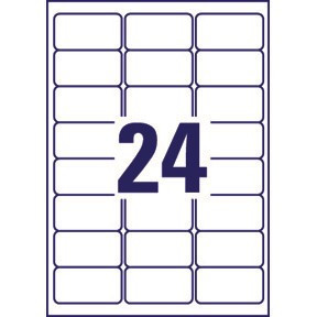 Avery L7159-100 Addressing labels 63,5x33,9 QP (2400)