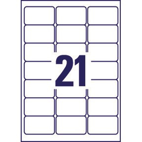 Avery L7160-100 Addressing labels 63,5x38,1 QP (2100)