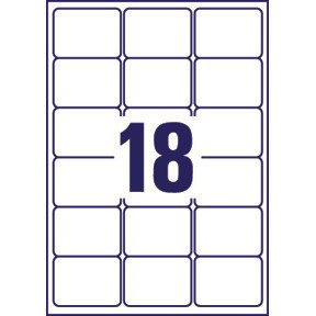 Avery L7161-100 Addressing labels 63,5x46,6 QP (1800)