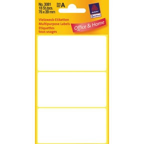 10 stk. Avery 3081 Handwriting labels 76x39 (18)