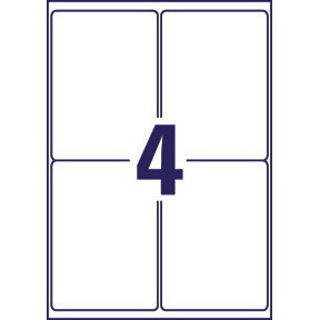 Avery L4774-20 Heavy duty labels 99,1x139 (80)
