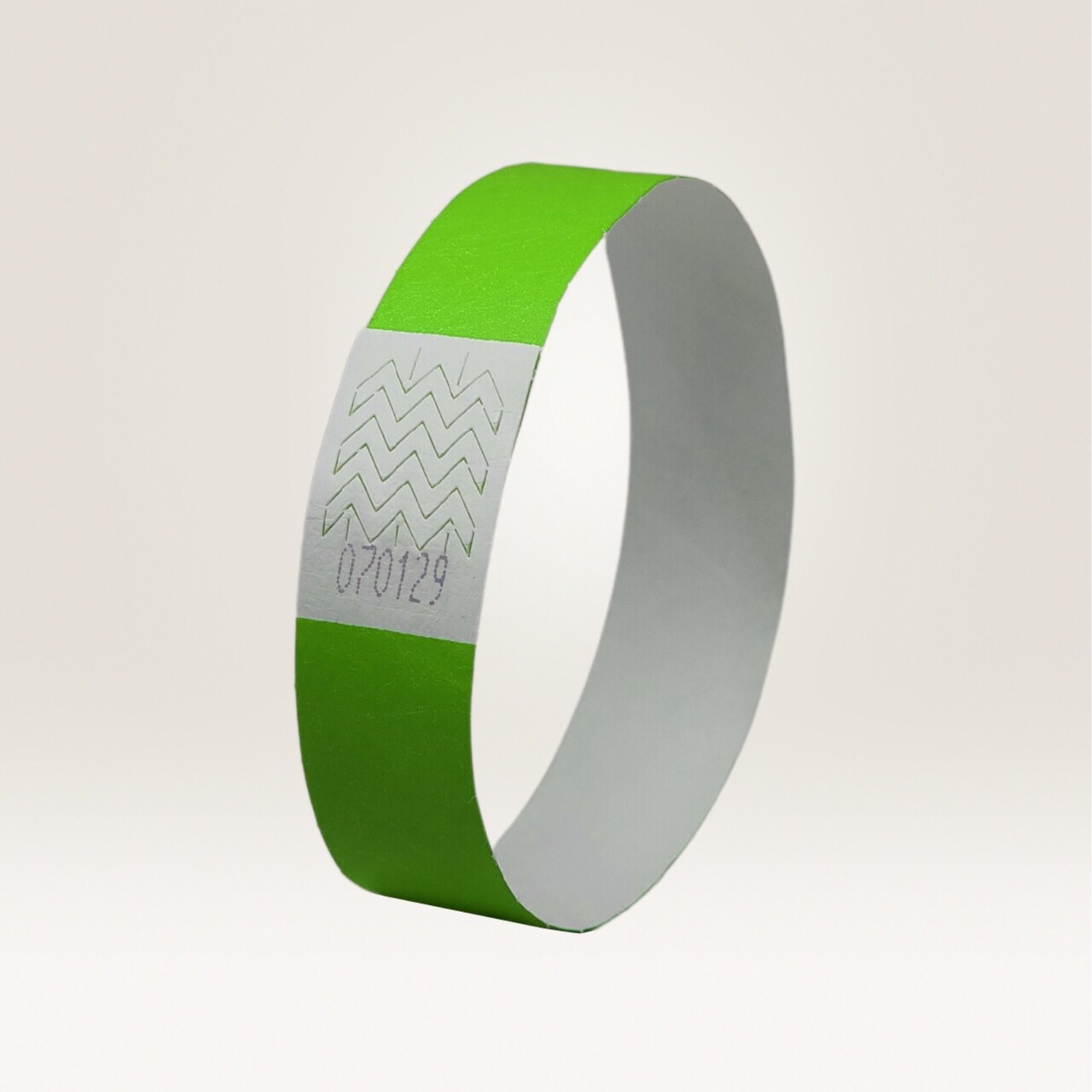 Festivalarmbånd Avery Tyvek grøn (500)