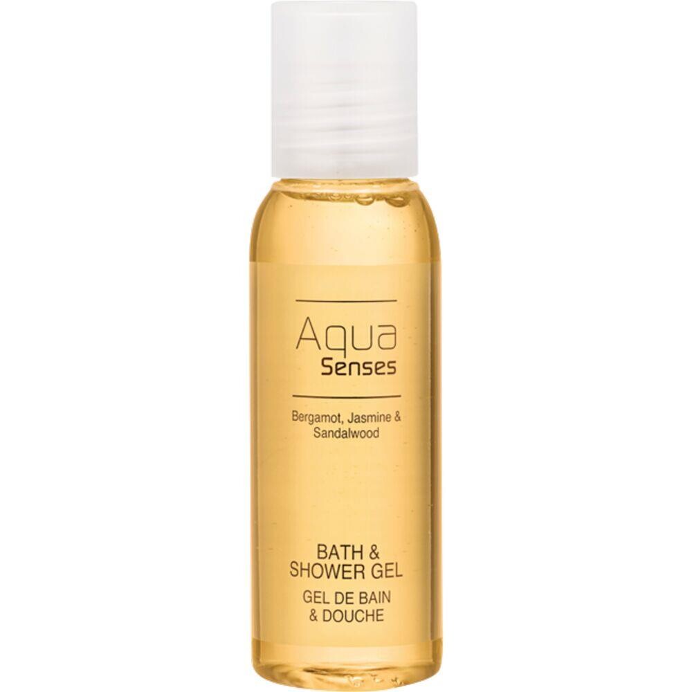 Bad & Shower Gel Aqua Senses 35 ml - 300 stk