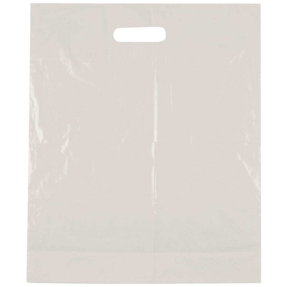 Bæreposer på blok 13 L hvid HDPE virgin 37,5x43cm - 1000 stk