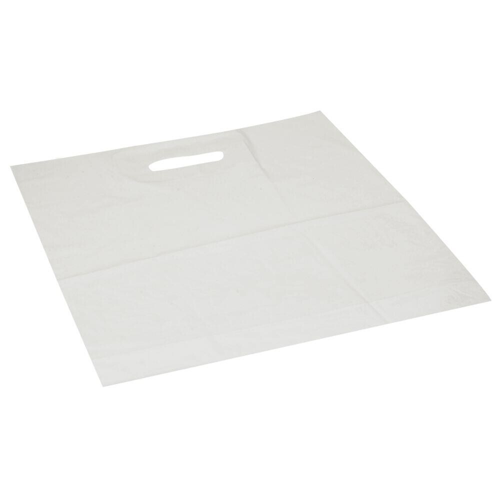 Bæreposer 15 L hvid LDPE virgin - 500 stk