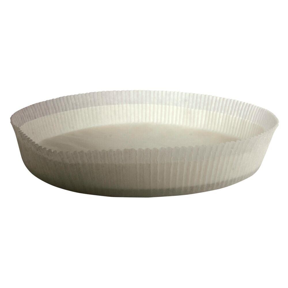 Bageform 2cm Ø7cm hvid pergament - 2000 stk