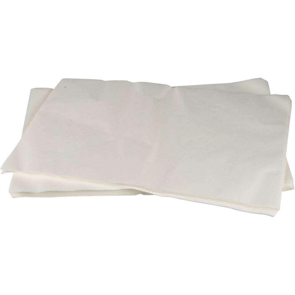 Bagepapir, Rul-let, i ark, bleget greaseproof papir, 40 cm x 60 cm, 39g/m2, 500ark/pk.