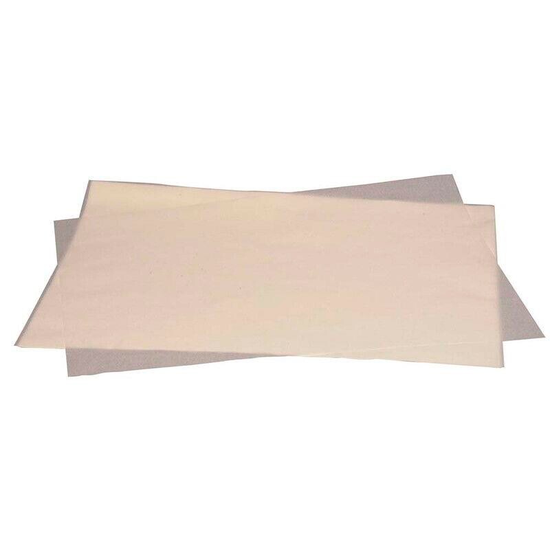 Bagepladepapir i ark 38x42cm silikone - natur - 18ark/pak