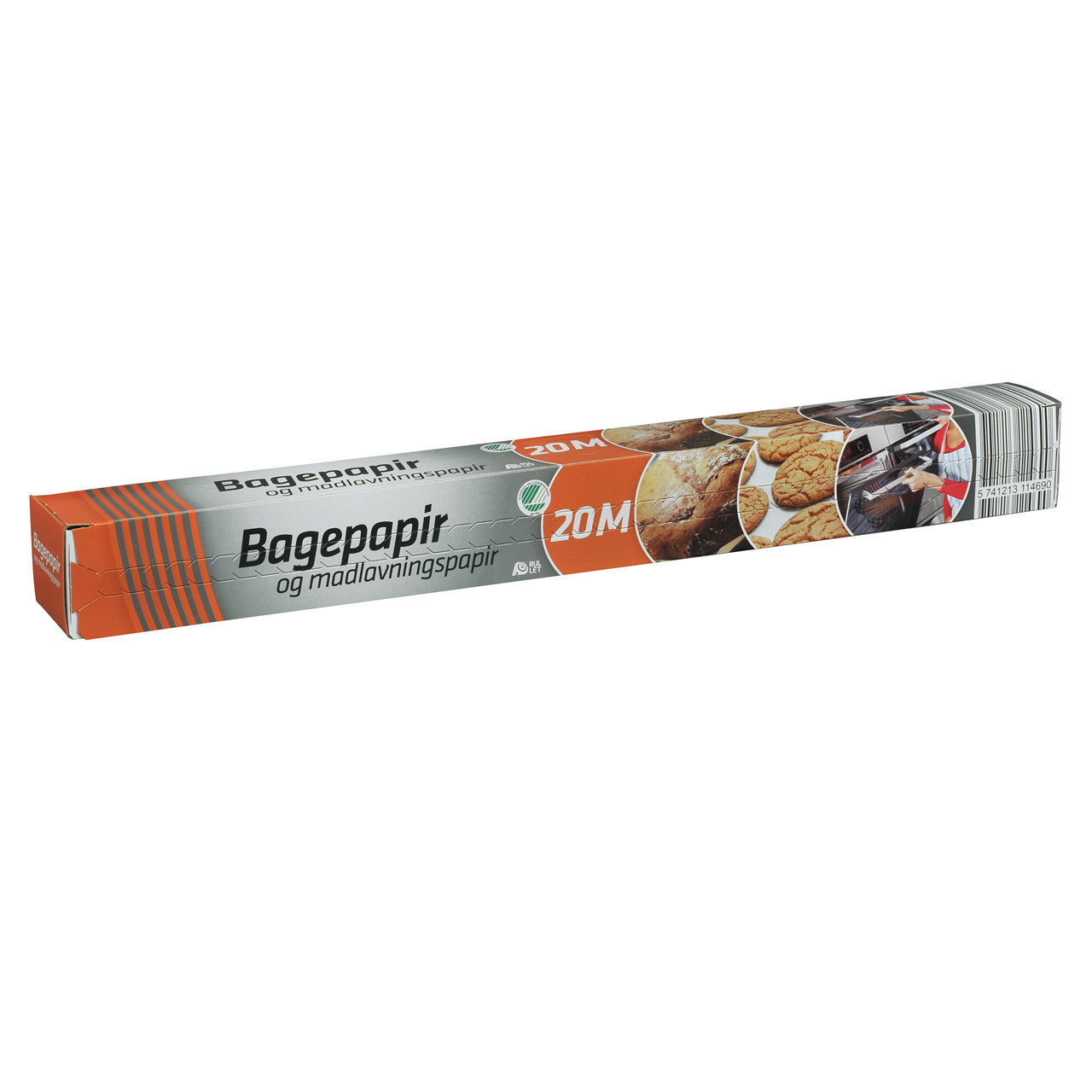 Bagepapir - Rul-let - 38 cm x 20 m - Fødevaregodkendt