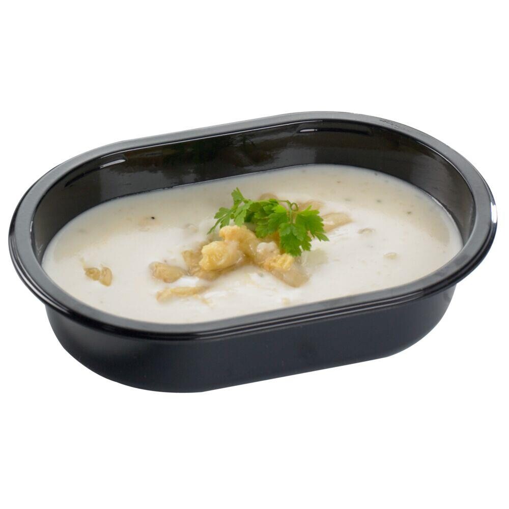 Bakke, 17,6x11,6x4,5cm, 540 ml, sort, CPET, 1-rums, menuserie, biret - 304 stk
