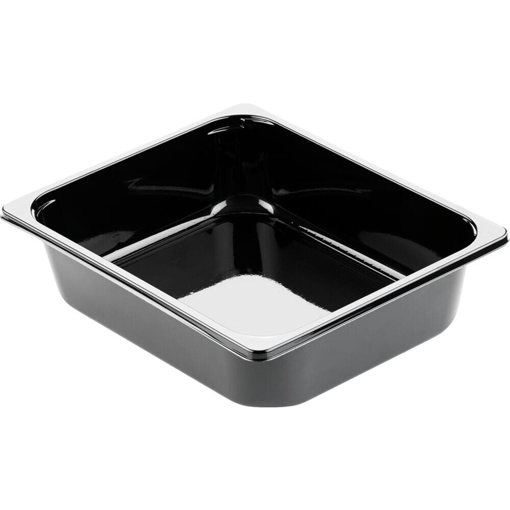 Bakke, 32,5x26,5x50cm, 3350 ml, sort, CPET, 1-rums, 3350 ml - 90 stk