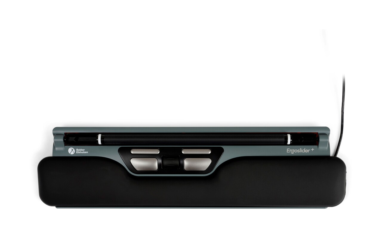Mus - BakkerElkhuizen ErgoSlider Plus+ - Ergonomisk Central Mus - Sort