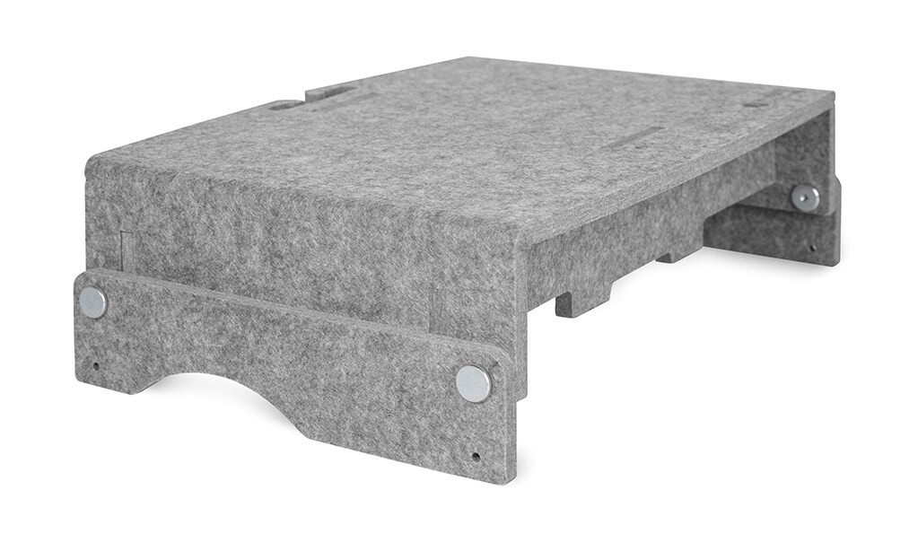 Monitor Stand BakkerElkhuizen Q-riser 110 Circular Grey