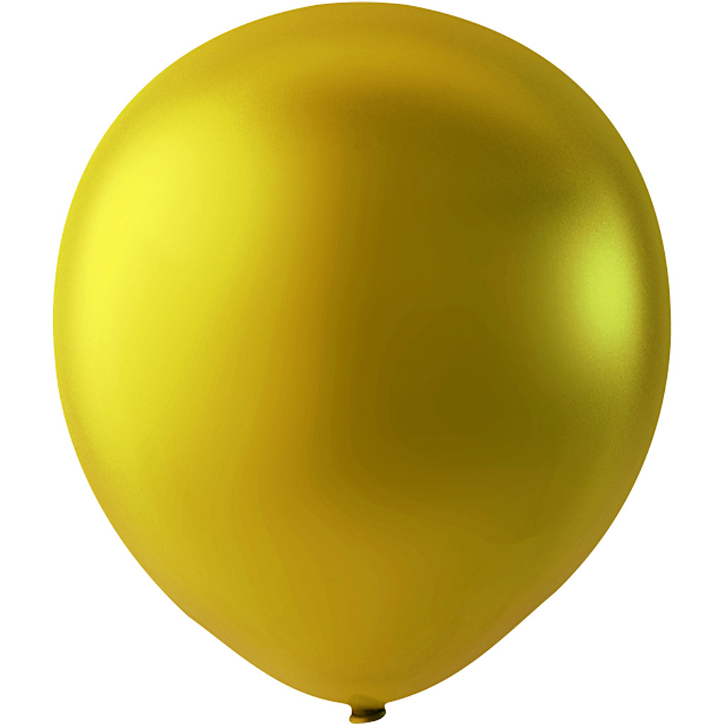 Balloner Ø23 cm guld 8stk