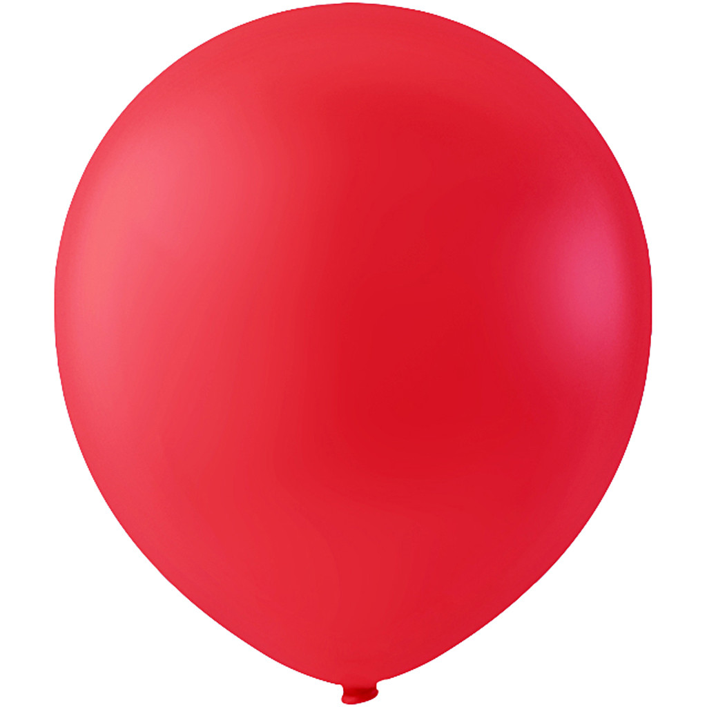 Balloner Ø23 cm rød 10stk