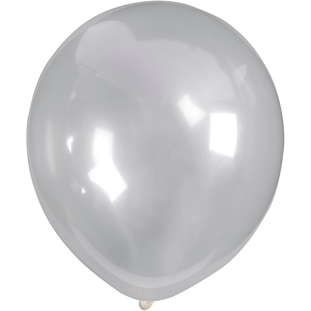 Balloner Ø23 cm transparent 10stk