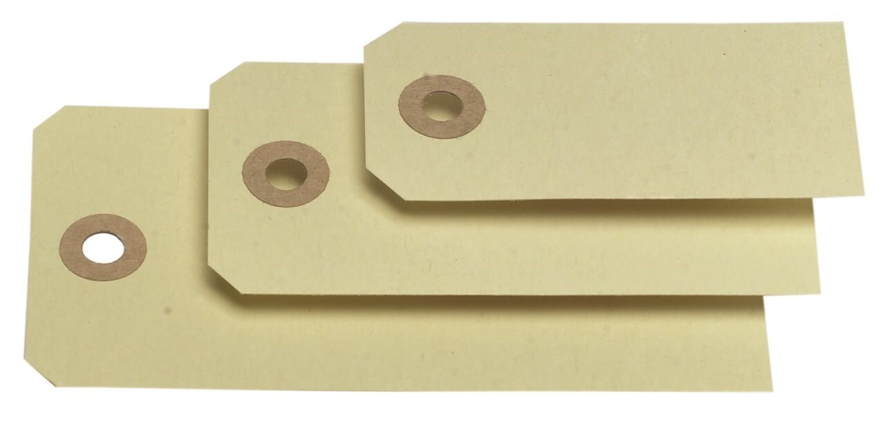 Manilamærker Bantex 80x40 mm