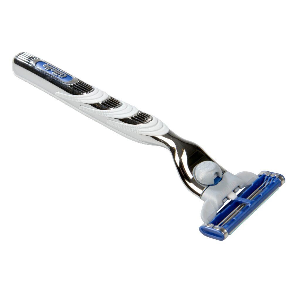 Barberskraber, Gillette Mach3 Turbo, antifriktionsblade - 8 stk