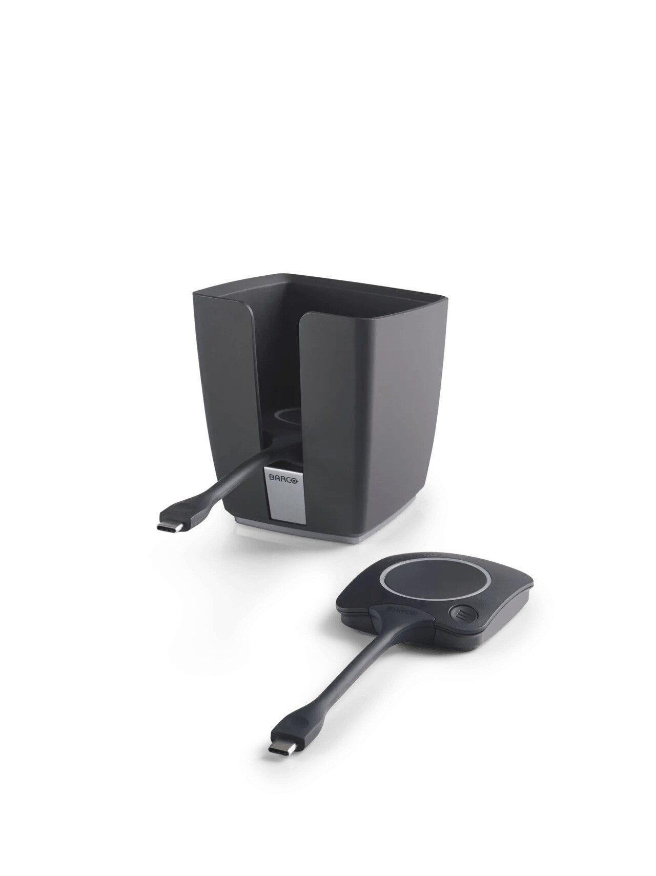Præsentationssystem - Barco ClickShare Tray med 2 USB-C Buttons - Sort