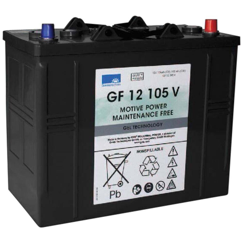 Batteri 12V 105A tør, Nilfisk,