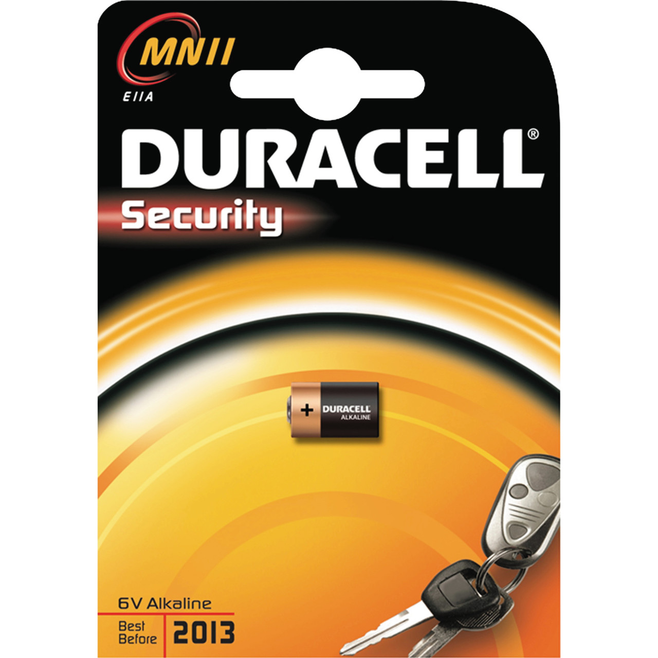 Batteri - Duracell Security MN11 - 6V - 1 stk