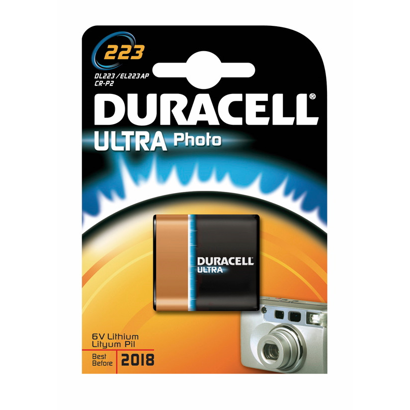 Batteri Duracell Ultra Photo 223 1stk