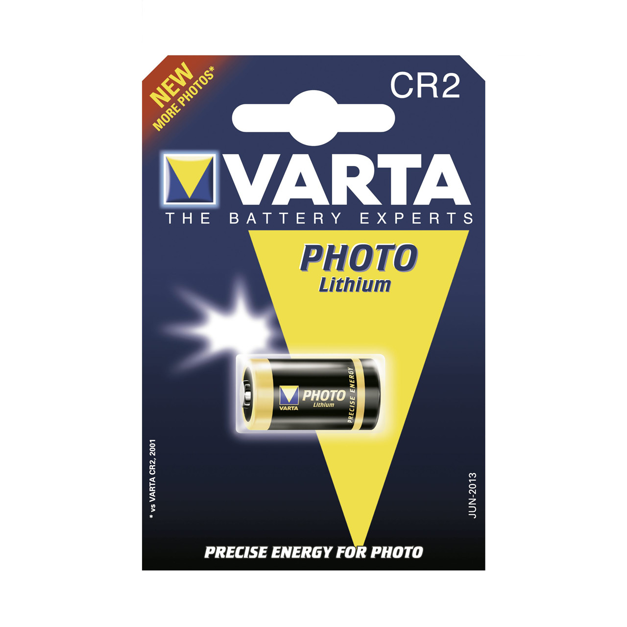 Batteri Lithium photo Varta - CR 2 3,0V 920 mAh