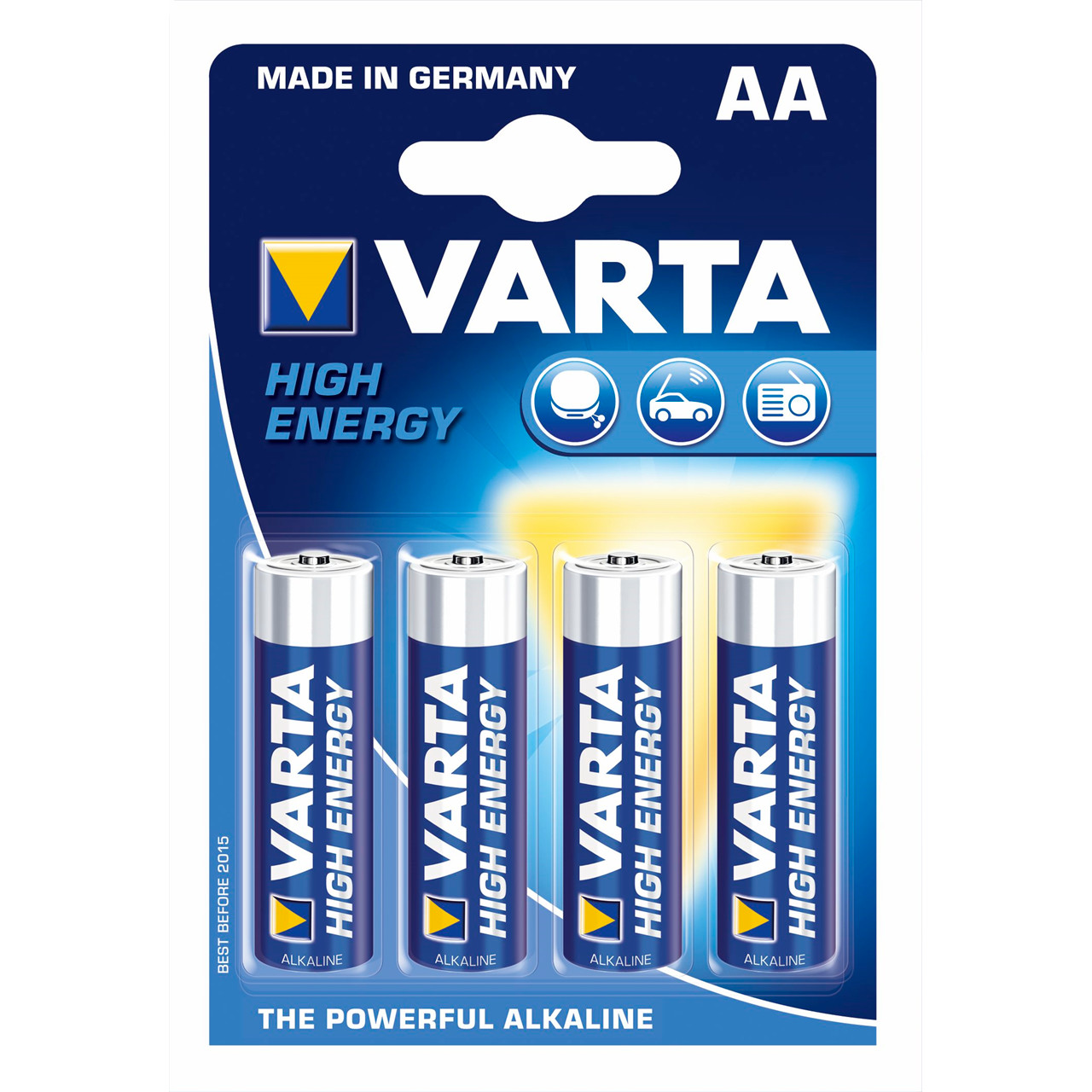 Batteri AA Varta High Energy - LR06 4 stk