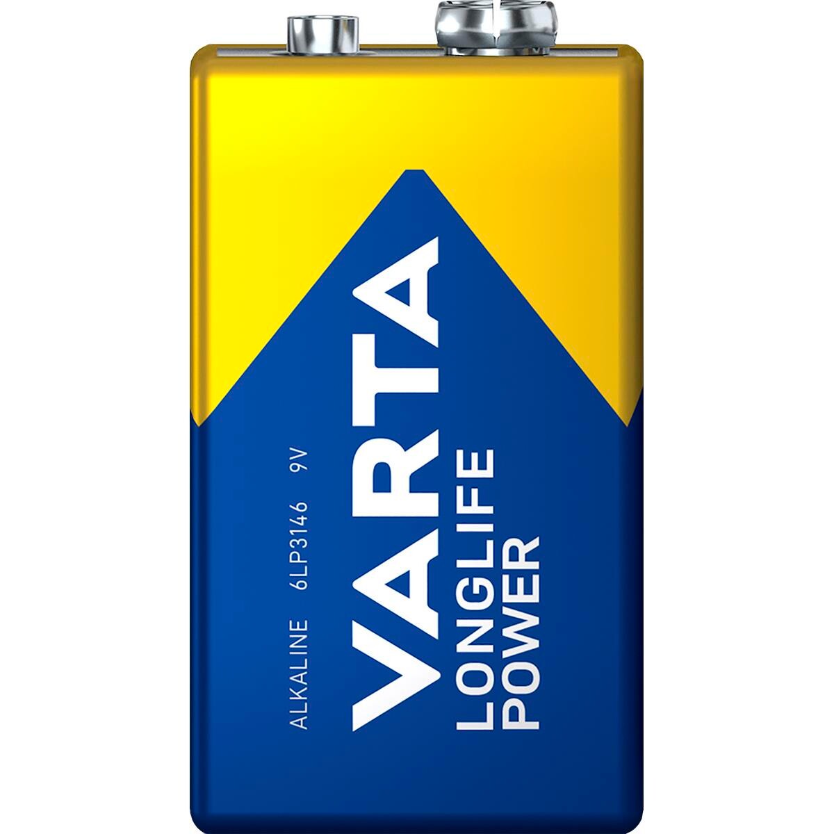 Batteri Varta Longlife Power 9V 2 stk. pr. pakke