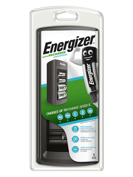 Batterioplader Energizer Universal Charger EU u. batteries