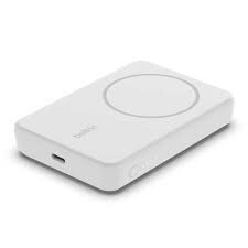 Magnetic Wireless Power Bank with kick stand 5,000mAh White Belkin