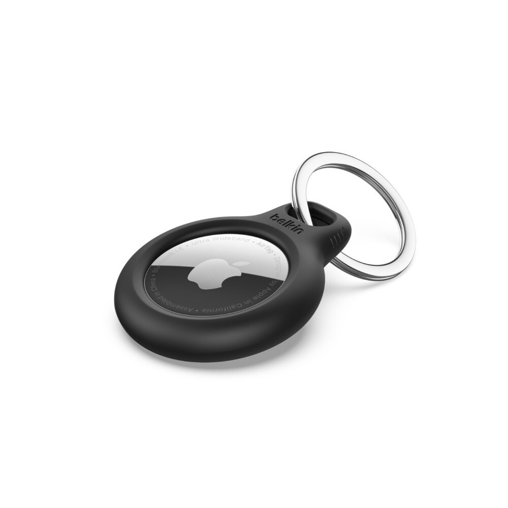 AirTag Holder - Belkin Secure Holder - Nøglering - Sort