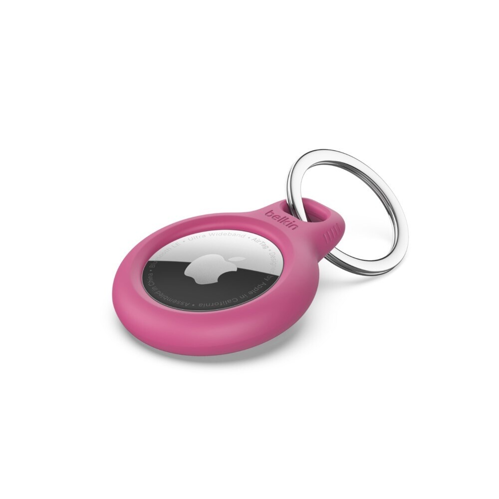 6 stk. Nøglering til Airtag - Belkin - Pink