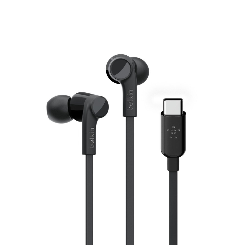 Belkin SoundForm In-Ear Høretelefoner - USB-C - Sort