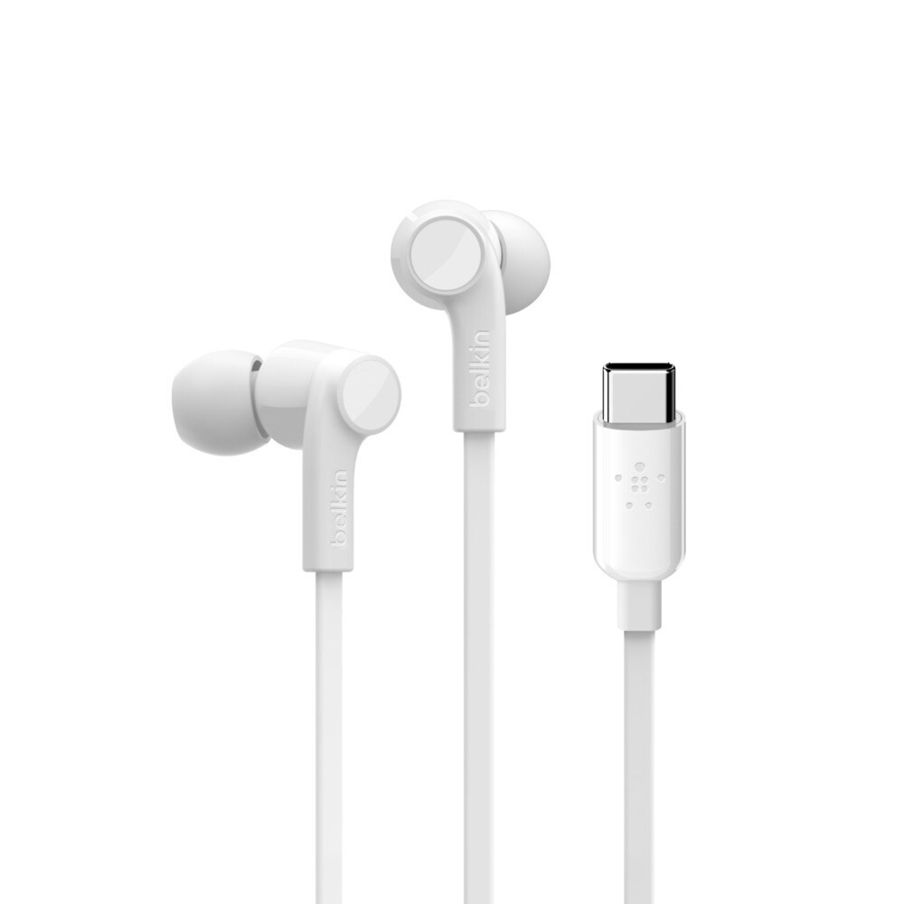 Belkin SoundForm In-Ear Høretelefoner - USB-C - Hvid