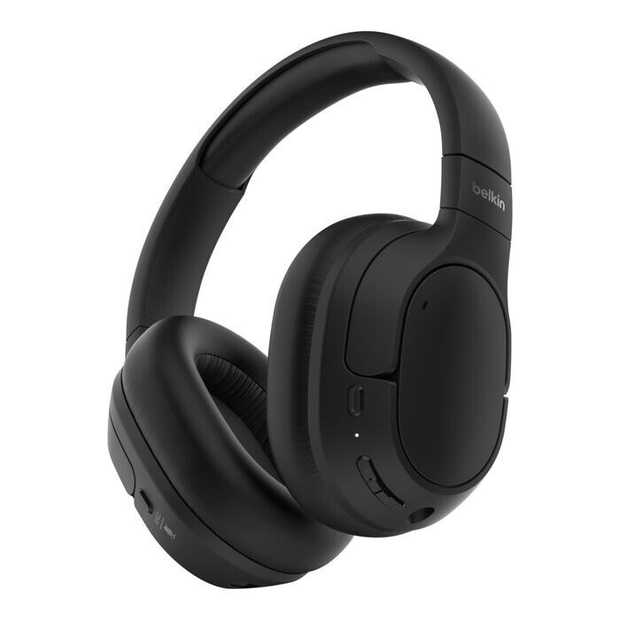 4 stk. Høretelefoner, Belkin SoundForm isolate noise cancelling headphones wireless, black