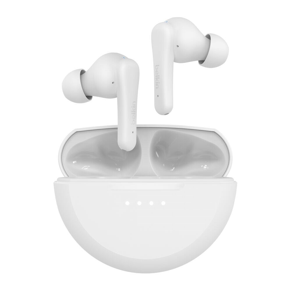 8 stk. Høretelefoner Belkin SoundForm rhythm true wireless earbuds, hvid - Køb minimum 8 stk.