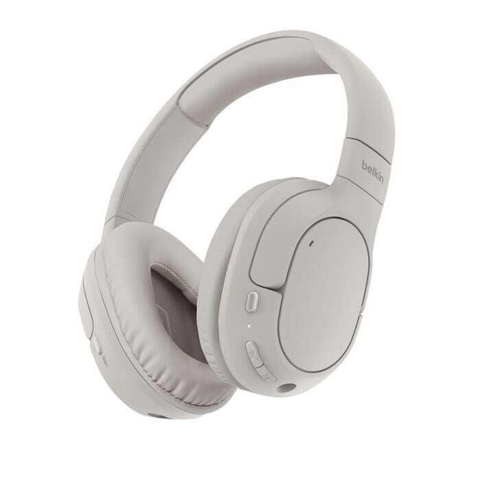 4 stk. Høretelefoner, Belkin SoundForm surround wireless headphones, sand