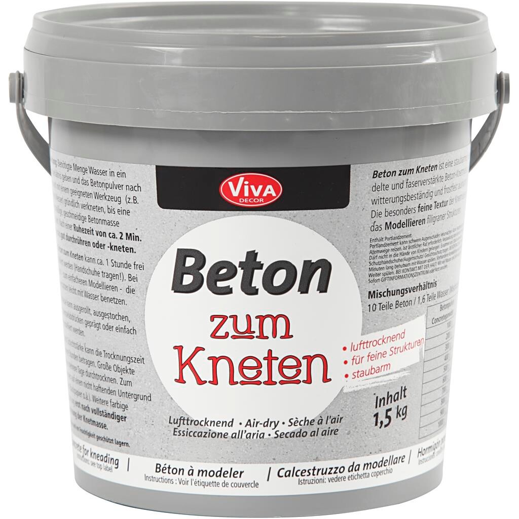 Beton til modellering grå | 1500 gram
