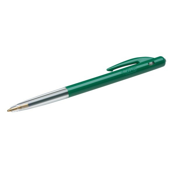 50 stk. Kuglepen - BIC M10 Clic M Grøn - 50 stk