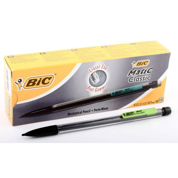 12 stk. Stiftblyant - BIC Matic Classic 0,7 mm - Køb minimum 12 stk.