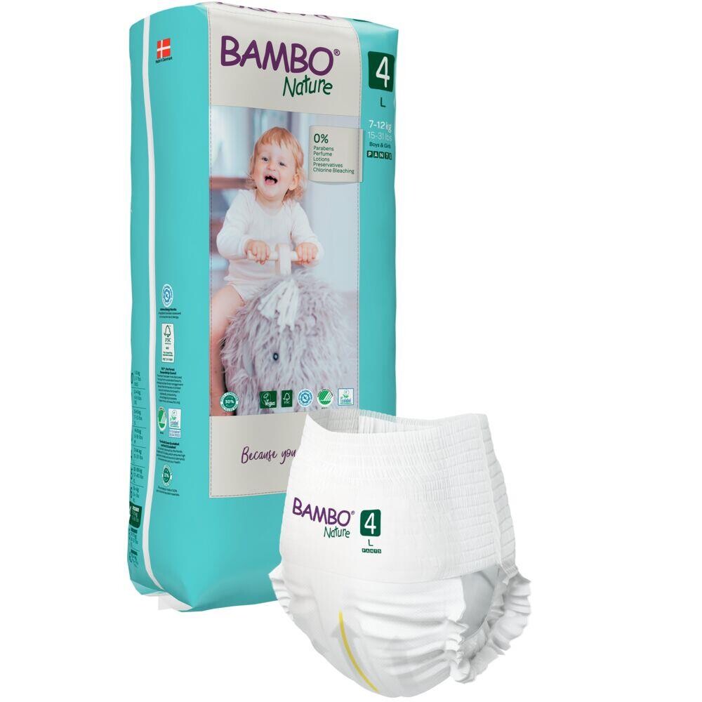 Bleer bukseble pants 4 Bambo Nature labeled 7-12 kg - 120 stk